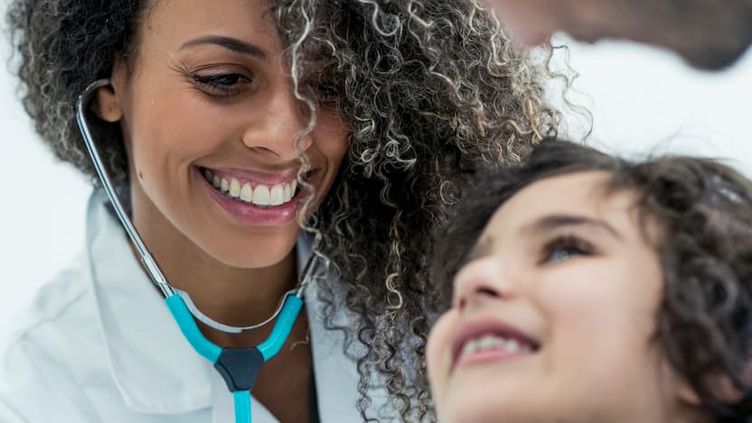 female doctor and child 832x469