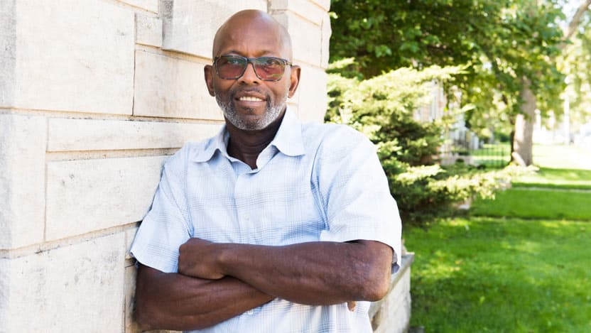 Milbert Kennedy, male breast cancer survivor