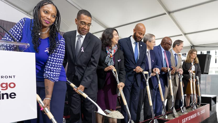 Leaders breaking ground on state's first and only standalone structure dedicated to cancer care and research