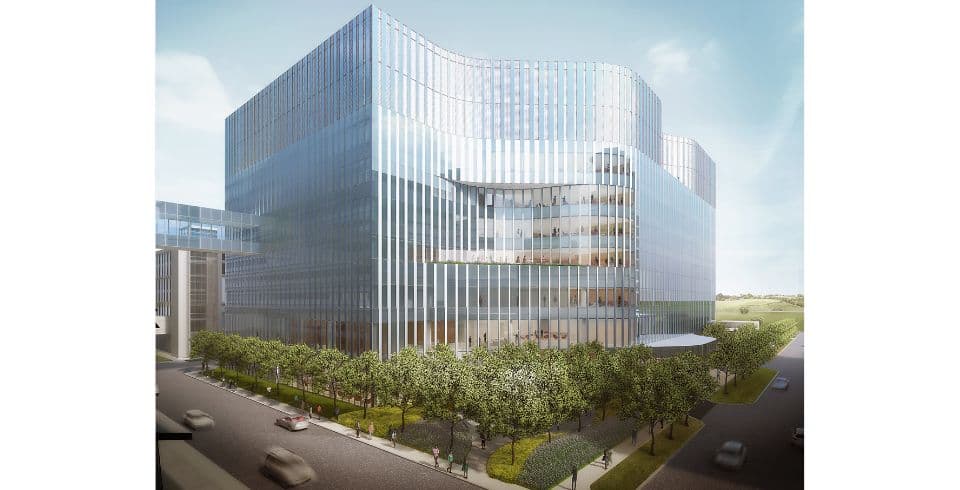 cancer center tower rendering