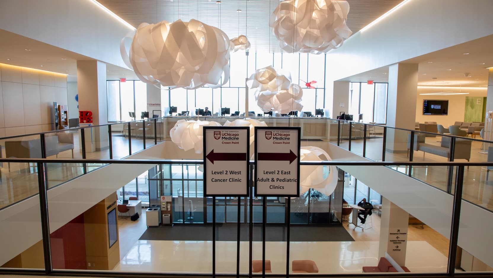 Interior shot from UChicago Medicine Crown Point location